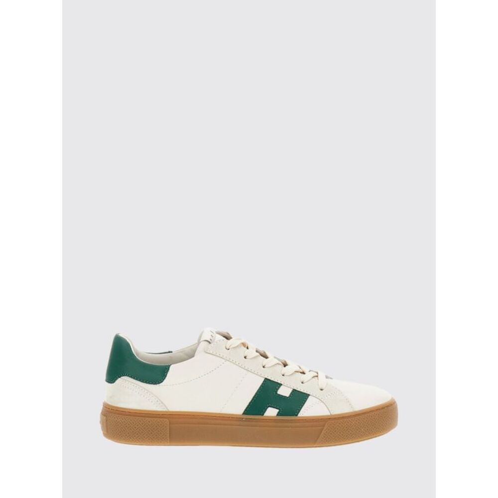 Hogan Men Hogan Crosswind Low Top Sneakers In Smooth Calfskin With H Logo